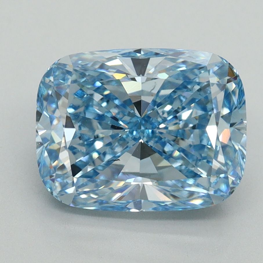 3.02 ct. Fancy Vivid Blue/VS2 Cushion Lab Grown Diamond prod_bab1d46b8c2445fa8b27a57b22d09ecd