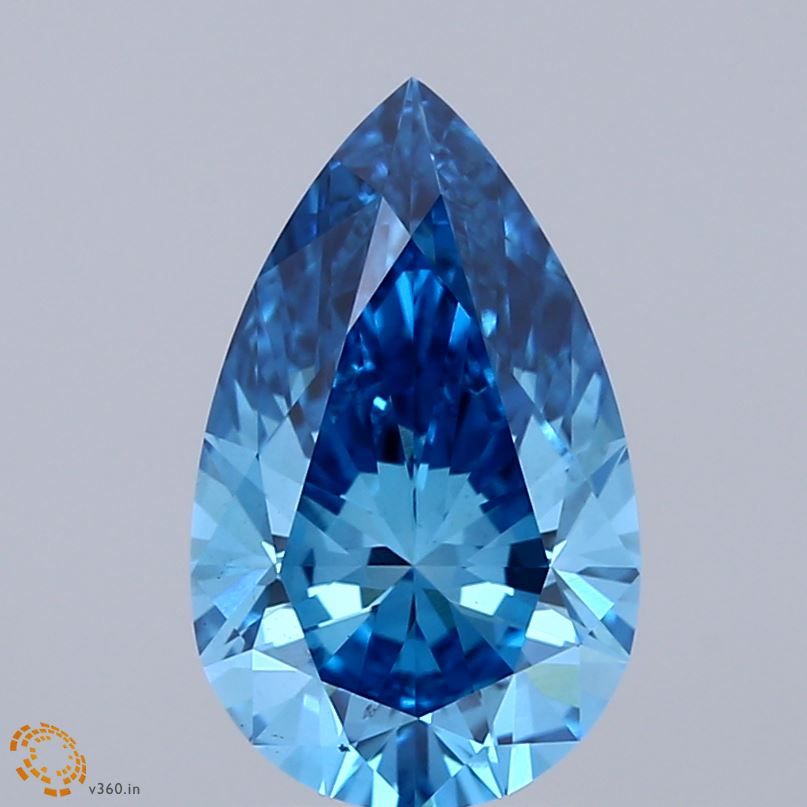 2.03 ct. Fancy Vivid Blue/VS2 Pear Lab Grown Diamond prod_e607072a0e57477c891df2d23b0ec3c5