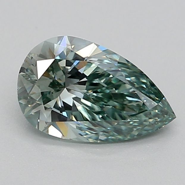 0.60 ct. Fancy Vivid Green/VVS2 Pear Lab Grown Diamond prod_c6cb63b89ad948a594cedc16de5eee42