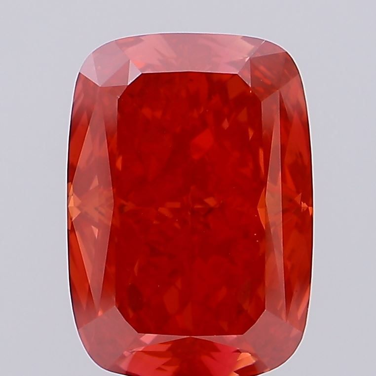 12.42 ct. Fancy Vivid Red/VS2 Cushion Lab Grown Diamond prod_fc375aa2ea754a32b85e329a88916dd7