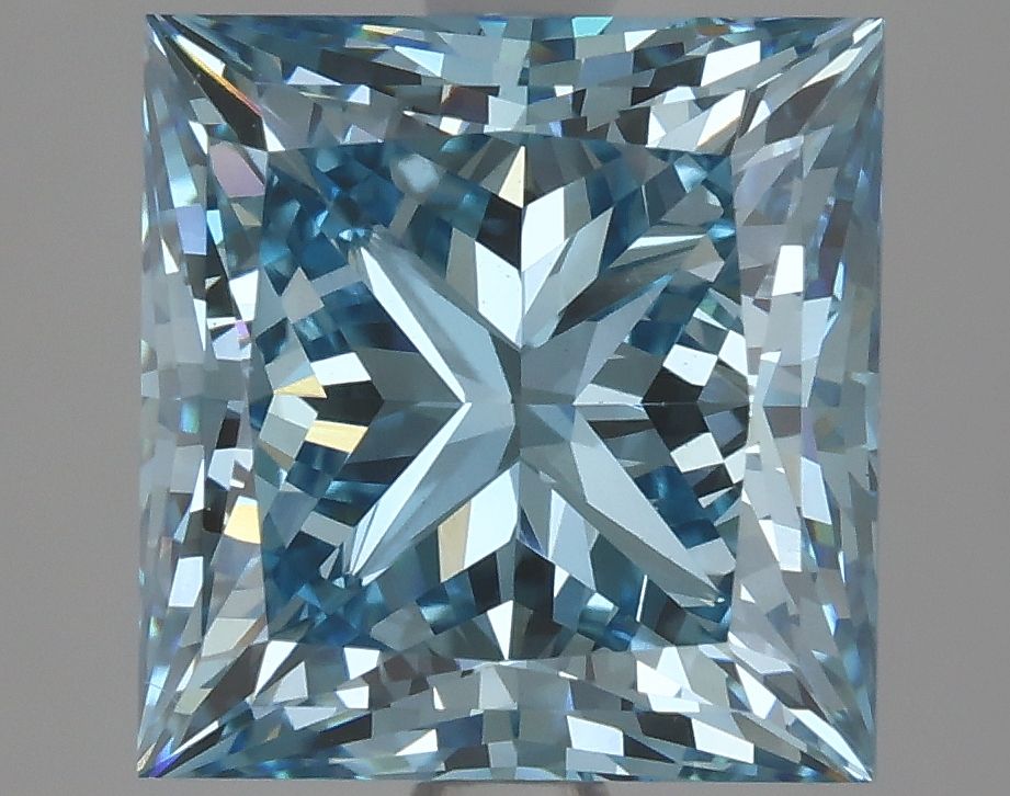 3.52 ct. Fancy Vivid Blue/VS1 Princess Lab Grown Diamond prod_def874a996884a3c911aa5631d5dbae2