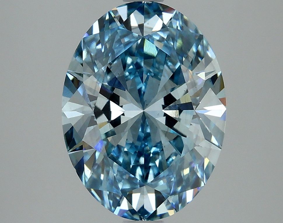 3.13 ct. Fancy Vivid Blue/SI1 Oval Lab Grown Diamond prod_f0f950e4c5b742f5a842651493f9f5c9