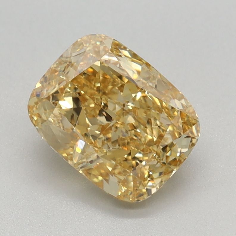 1.11 ct. Fancy Vivid Yellow/VS2 Cushion Lab Grown Diamond prod_d55f5e7c9a994488b5ea1d4d6cb25161