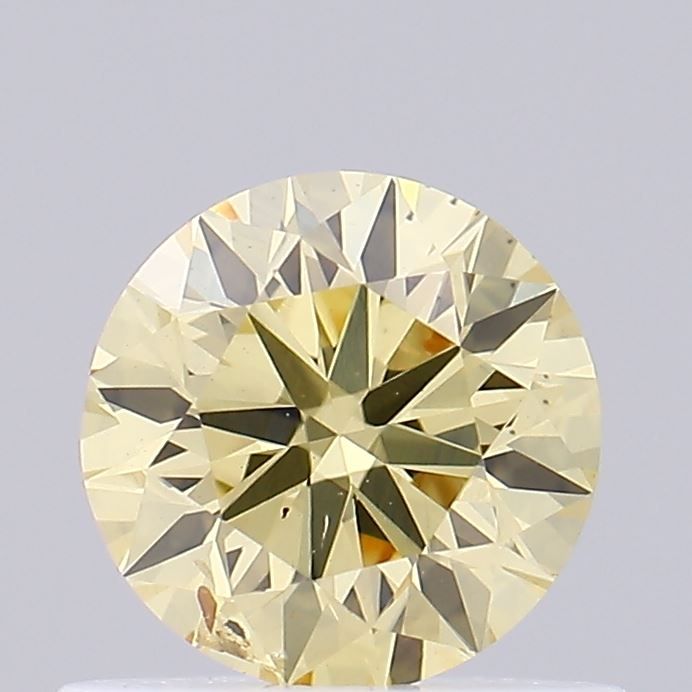 0.59 ct. Fancy Vivid Yellow/SI1 Round Lab Grown Diamond prod_f2af787185714b9ba3e6074c5b69d221