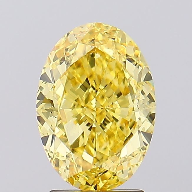 3.00 ct. Fancy Vivid Yellow/VS1 Oval Lab Grown Diamond prod_e9e532b307a0488bad03456b0a0c66fb