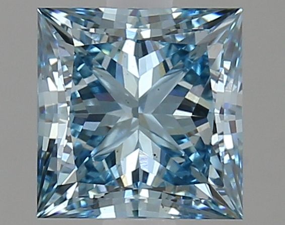 1.95 ct. Fancy Vivid Blue/VS1 Princess Lab Grown Diamond prod_edc55ae666024d68a872cd802005e642