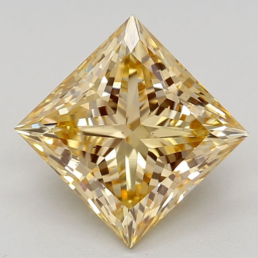 2.27 ct. Fancy Intense Brownish Yellow/VS2 Princess Lab Grown Diamond prod_fa93244e61b4444abcd8dc23a8a2a73e