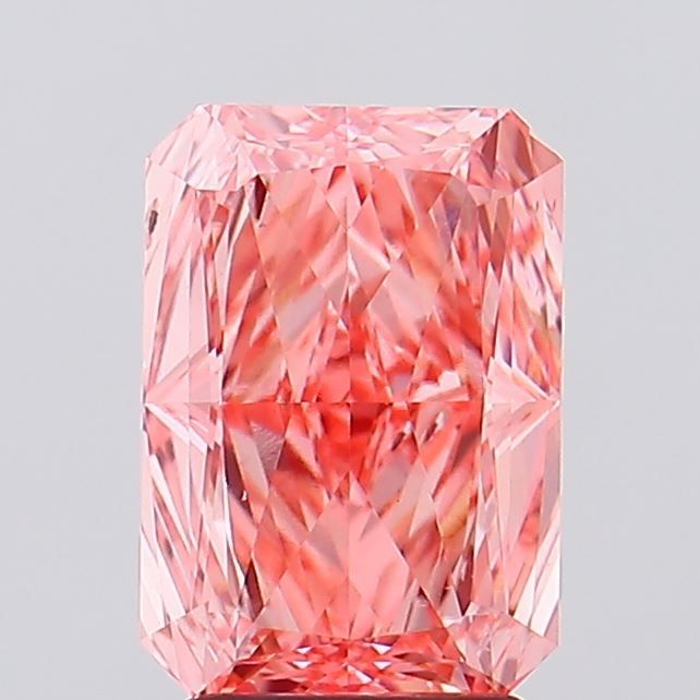 3.01 ct. Fancy Vivid Pink/VS2 Radiant Lab Grown Diamond prod_fe9c8b9c308442f2b2b0c47016c15b92