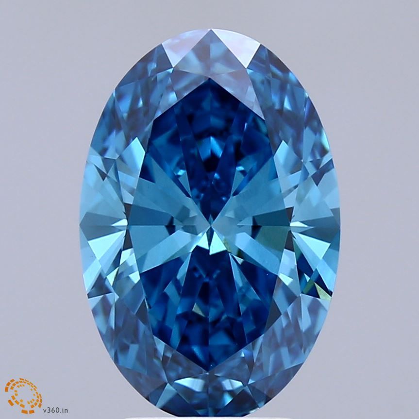 3.41 ct. Fancy Vivid Blue/VVS2 Oval Lab Grown Diamond prod_f27a567d317a46f69d50a5a699125bdb