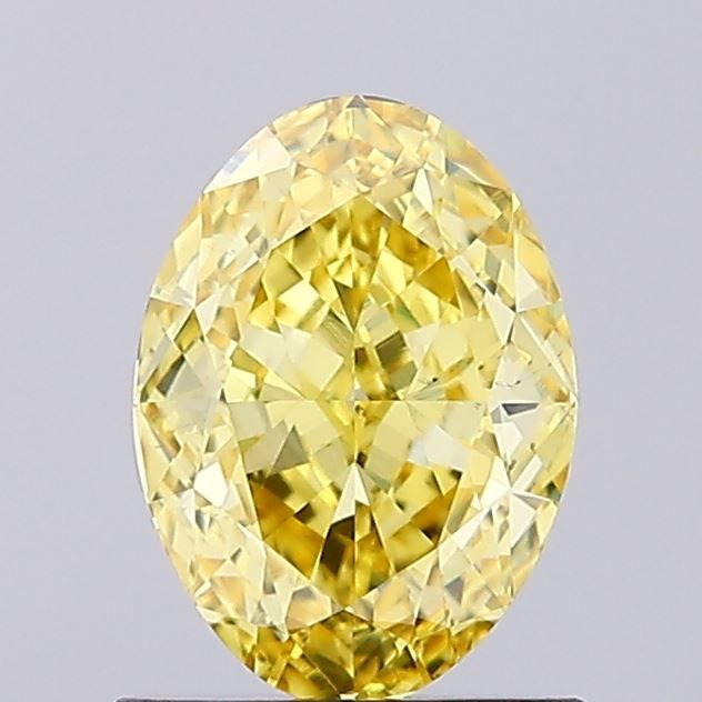 1.11 ct. Fancy Vivid Yellow/VS1 Oval Lab Grown Diamond prod_fe31bb52283e4f3a83a3643c9ee73ce7