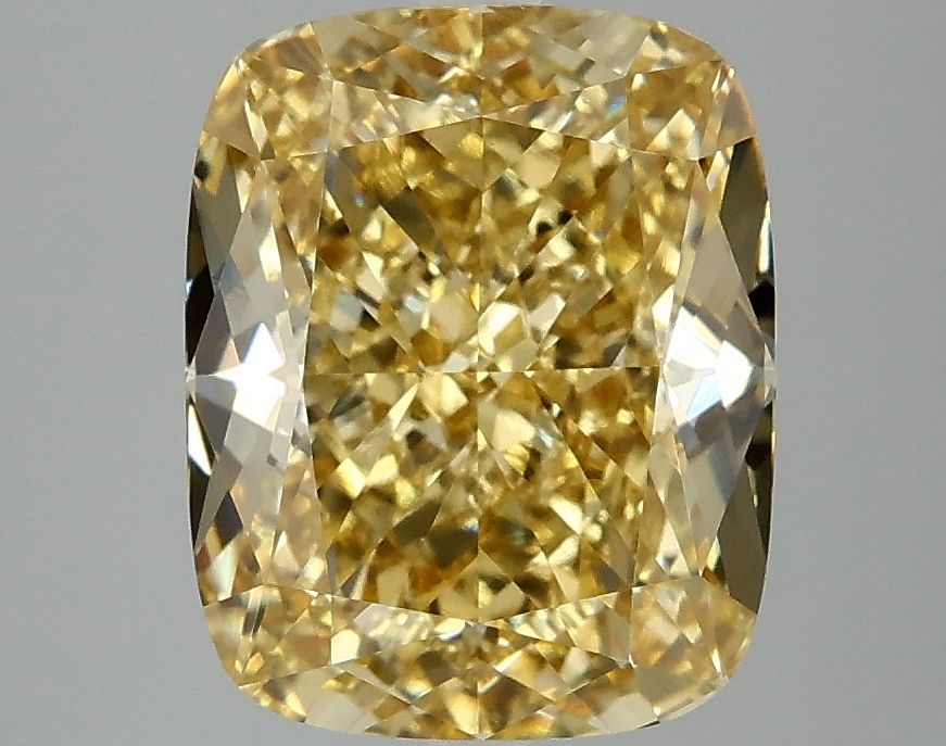 4.03 ct. Fancy Vivid Yellow/VVS2 Cushion Lab Grown Diamond prod_e651f963eb0941ff8dda3a2e3c0aa2a9