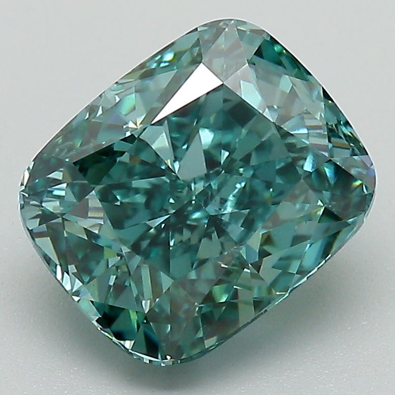 3.19 ct. Fancy Vivid Green/VS1 Cushion Lab Grown Diamond prod_e3387dfcbfe54cca9a129b977ab4ee22