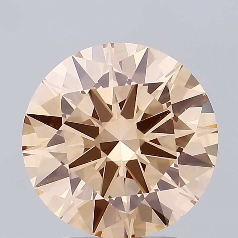 3.01 ct. Fancy Orangey Brown/VS1 Round Lab Grown Diamond prod_f8c734cc7df341babe6660d44fa07cc5