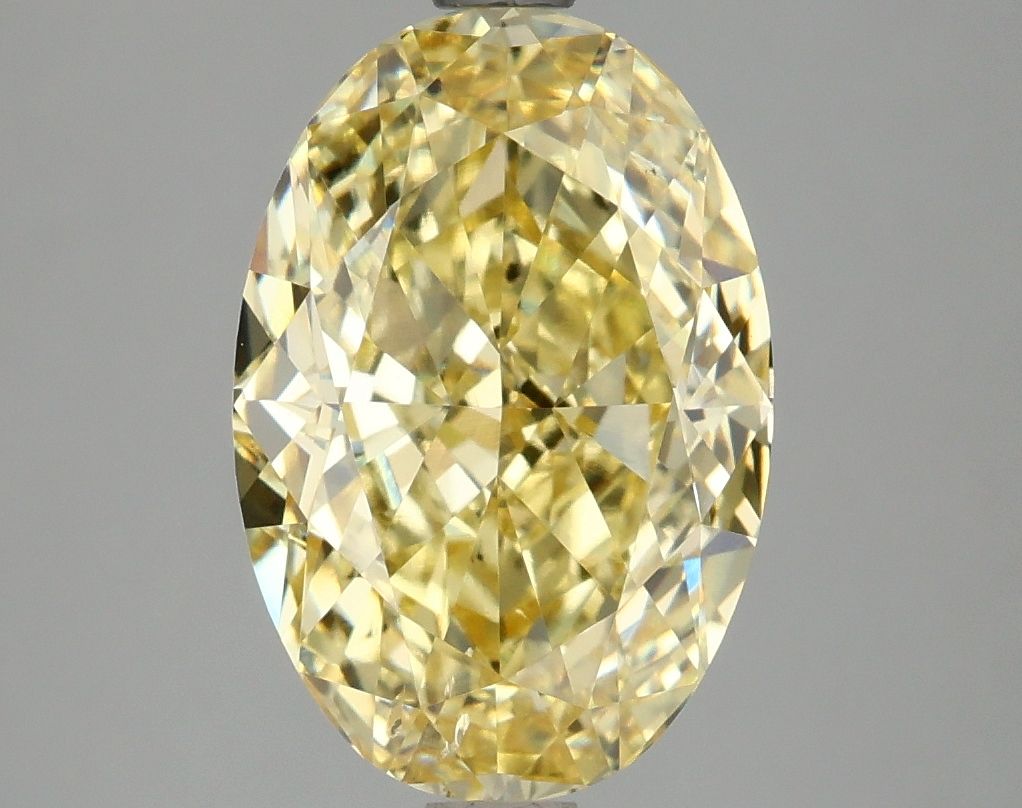 4.10 ct. Fancy Vivid Yellow/SI1 Oval Lab Grown Diamond prod_f6bd30d15d8c422ba6f1644f2dded8b0