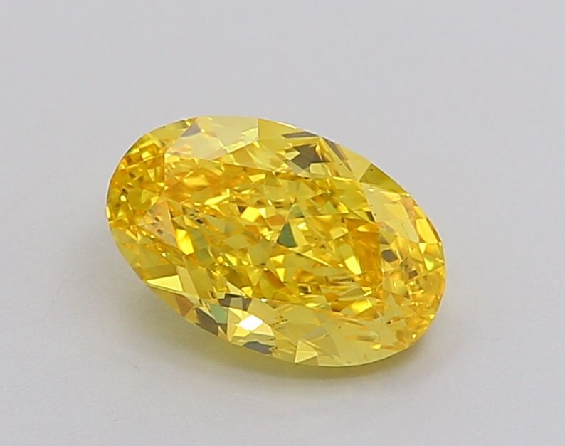 0.95 ct. Fancy Vivid Yellow/VS2 Oval Lab Grown Diamond prod_e5aea23fbe54494abf866157383dd10b