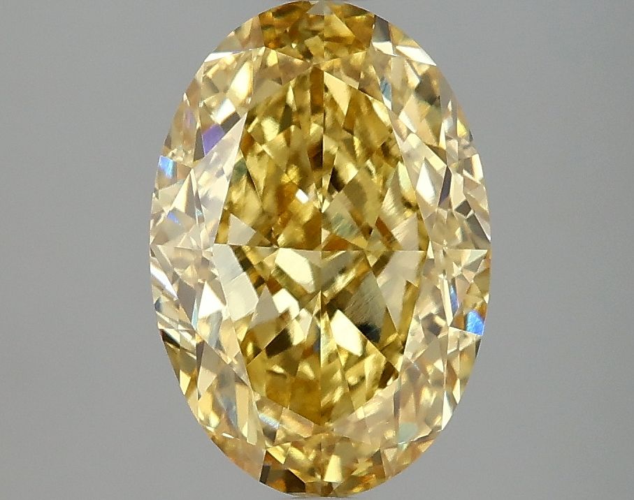 3.10 ct. Fancy Vivid Yellow/VS1 Oval Lab Grown Diamond prod_8f5cae5643834e8f915f761b11ab7e83