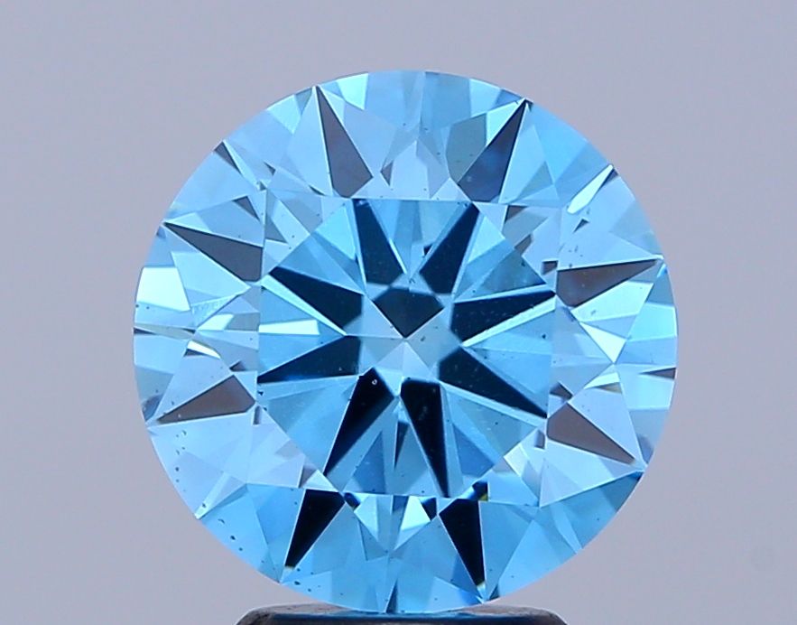 3.26 ct. Fancy Vivid Blue/VS2 Round Lab Grown Diamond prod_7ac2b891cf284de5a26a99808366b303