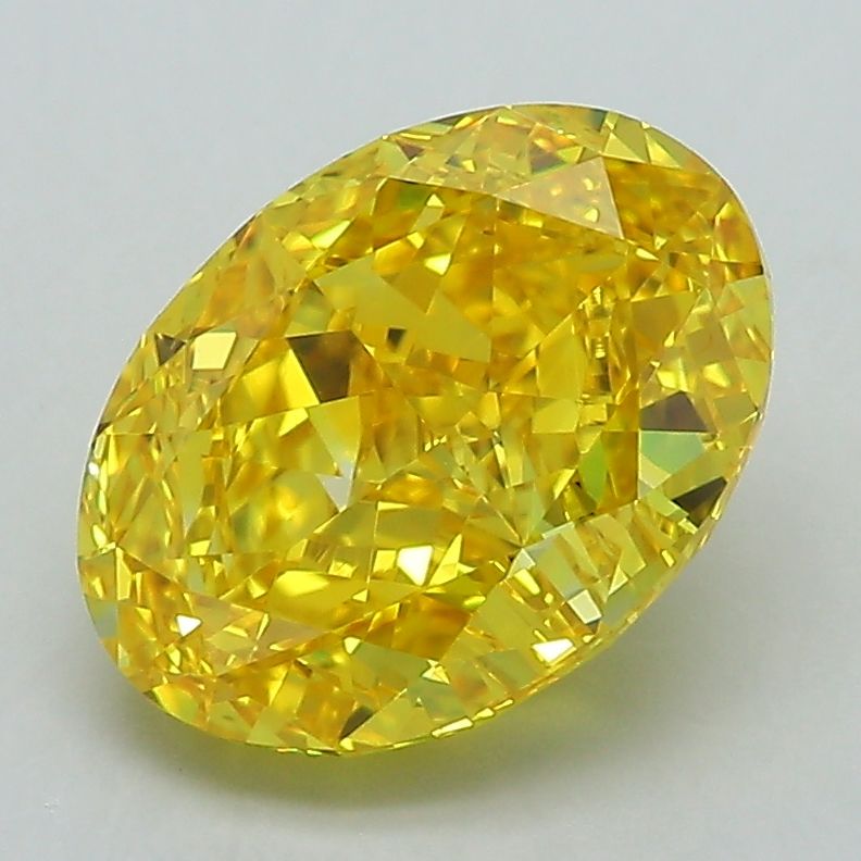 3.01 ct. Fancy Vivid Yellow/VS1 Oval Lab Grown Diamond prod_f025a9330c384c5192a6659e5a4571f5