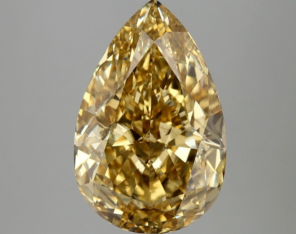 4.94 ct. Fancy Vivid Gray Yellow/VS2 Pear Lab Grown Diamond prod_ec9abea9bebd414588a229a9b601b044