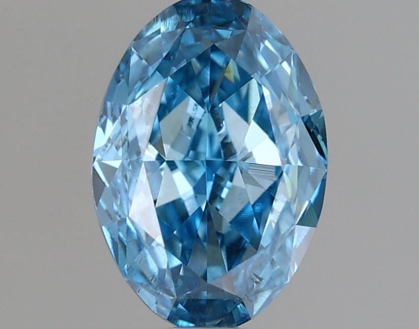 1.08 ct. Fancy Vivid Blue/SI2 Oval Lab Grown Diamond prod_739ad3168e8d422d929a2111d12341b4