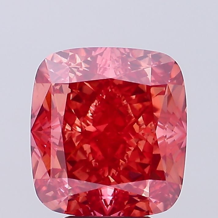 7.06 ct. Fancy Vivid Pink/VS1 Cushion Lab Grown Diamond prod_e4bbb96577d74e6c8d49d6d65f908eae