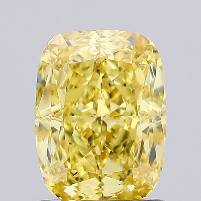 1.22 ct. Fancy Vivid Yellow/VVS2 Cushion Lab Grown Diamond prod_abb30476caf74e6a95907412247f0fa5