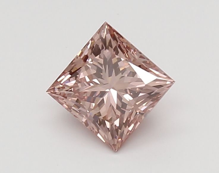 1.00 ct. Fancy Vivid Brownish Pink/VVS2 Princess Lab Grown Diamond prod_d6ade04c075c47f29317ac075f5f0144