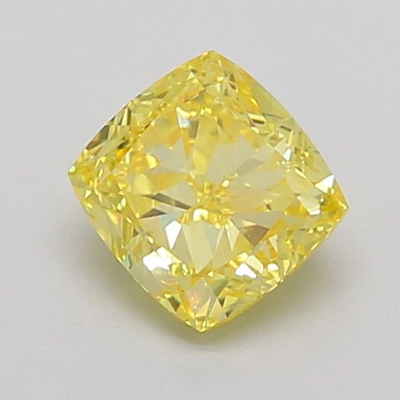 1.32 ct. Fancy Vivid Yellow/VS1 Cushion Lab Grown Diamond prod_2a216cfd9fed4789ad534235f8a43257