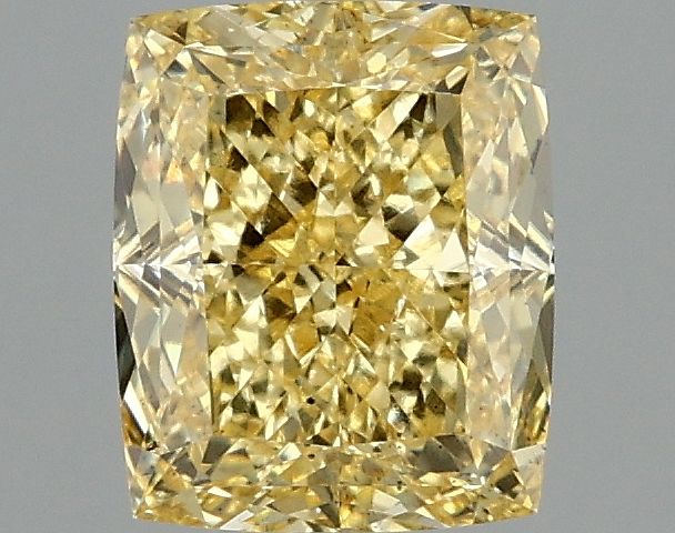 1.59 ct. Fancy Vivid Yellow/VS2 Cushion Lab Grown Diamond prod_96883bf7afb74de6badf1a5e4d9004d9