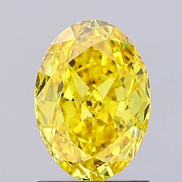 1.19 ct. Fancy Vivid Yellow/VS1 Oval Lab Grown Diamond prod_fdba6143cd6f48b1be2a6d2dfb73455e