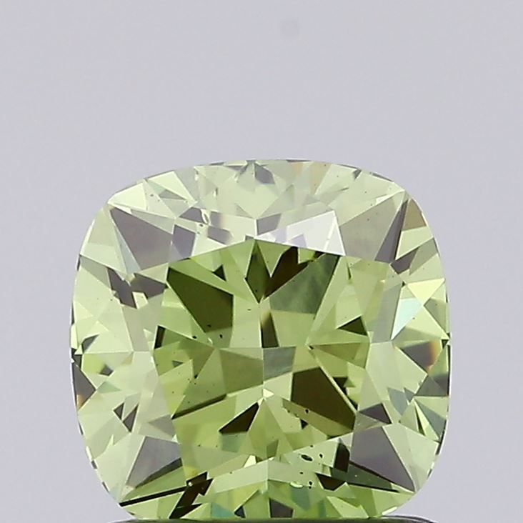 1.01 ct. Fancy Vivid Green/VS2 Cushion Lab Grown Diamond prod_57260683fb8b4b178e9c90f8b2590bf6