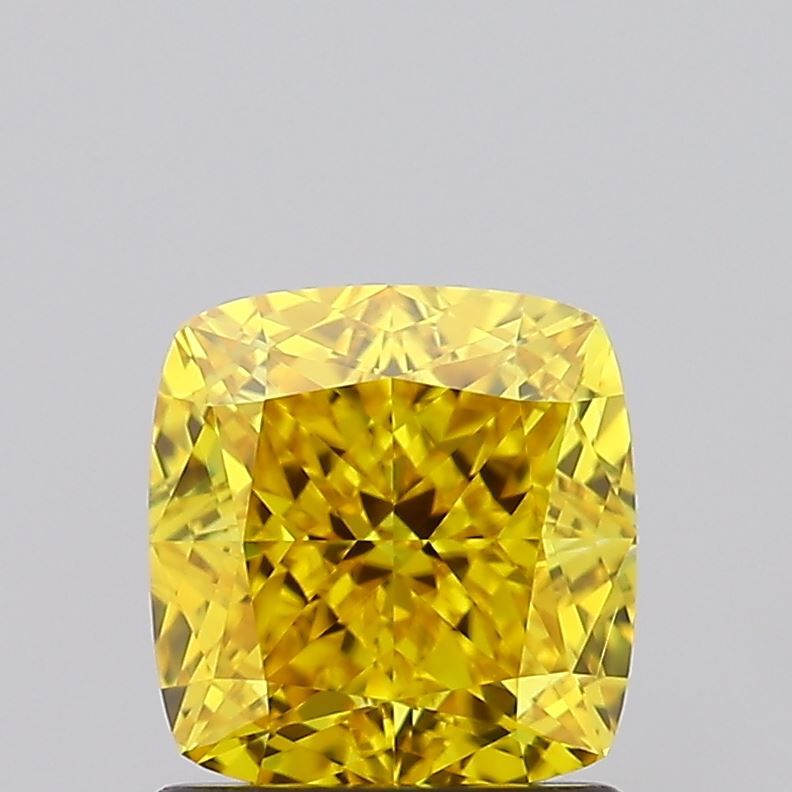 1.42 ct. Fancy Vivid Yellow/VS2 Cushion Lab Grown Diamond prod_eb9afd2a17bf40669c5586ac6199d854