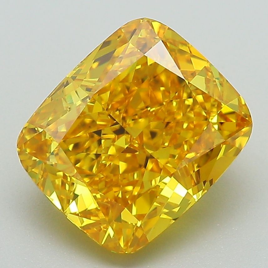 4.02 ct. Fancy Vivid Yellow/VS1 Cushion Lab Grown Diamond prod_b3cfe4a2ebd24f8daa2d32299e17f664