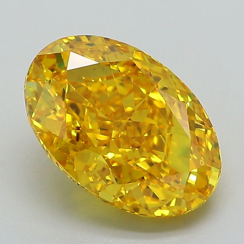 3.12 ct. Fancy Vivid Yellow/VS1 Oval Lab Grown Diamond prod_fe28a3b07ee8473ca0da31f1560a740b