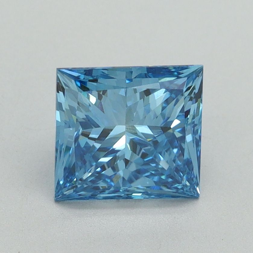 1.50 ct. Fancy Vivid Blue/VS1 Princess Lab Grown Diamond prod_8a509f15d4254ede9b56a8391d1f63b1