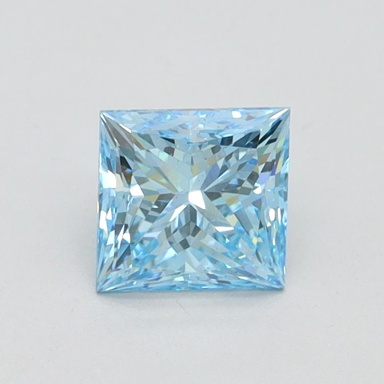 0.90 ct. Fancy Vivid Blue/VS2 Princess Lab Grown Diamond prod_fd1c6fc92a89472298e8fd7baed026d5