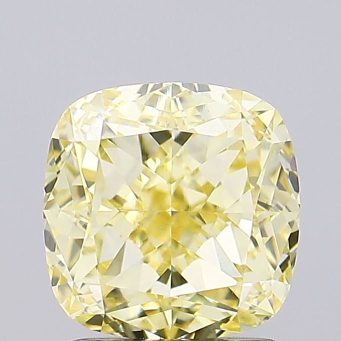 2.11 ct. Fancy Light Yellow/VVS2 Cushion Lab Grown Diamond prod_8591cbd1e25544029e55a043cab4e607