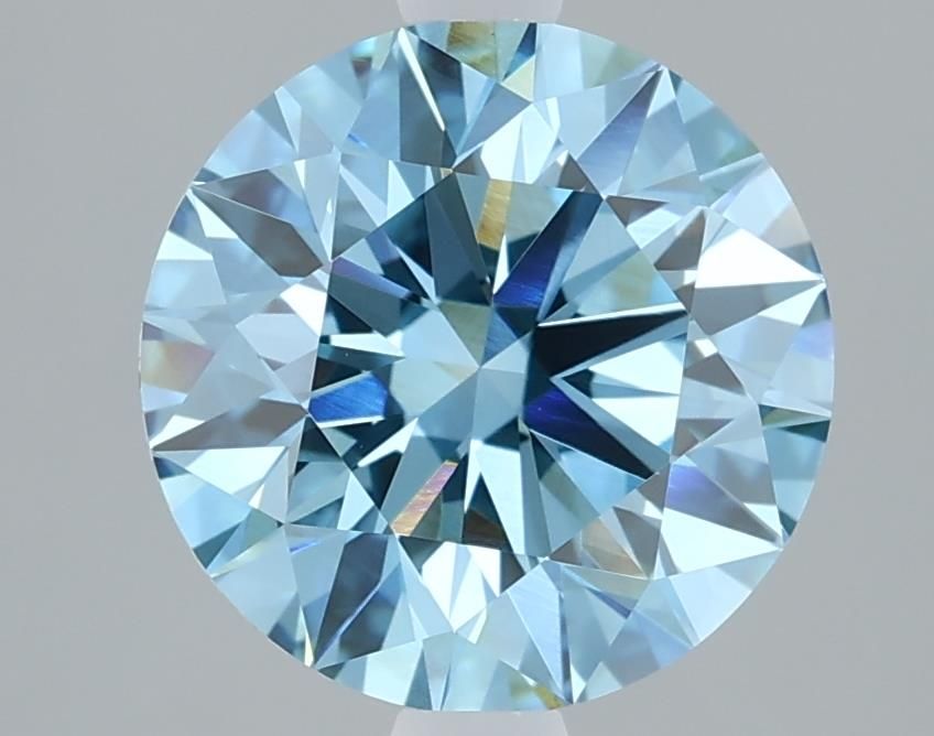 2.10 ct. Fancy Vivid Blue/VVS2 Round Lab Grown Diamond prod_edbed6b379aa472d95d25af99f9210a9