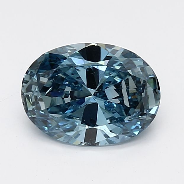 0.97 ct. Fancy Vivid Blue/SI1 Oval Lab Grown Diamond prod_ef6de2fbe849444f913b4818550e9157