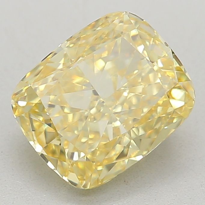 1.15 ct. Fancy Vivid Yellow/VVS2 Cushion Lab Grown Diamond prod_f25cdd7f06394859a87ffff051894a92