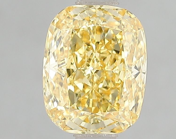 1.57 ct. Fancy Vivid Yellow/VS2 Cushion Lab Grown Diamond prod_e749acdaed7e47b79ee76aa8517358b1