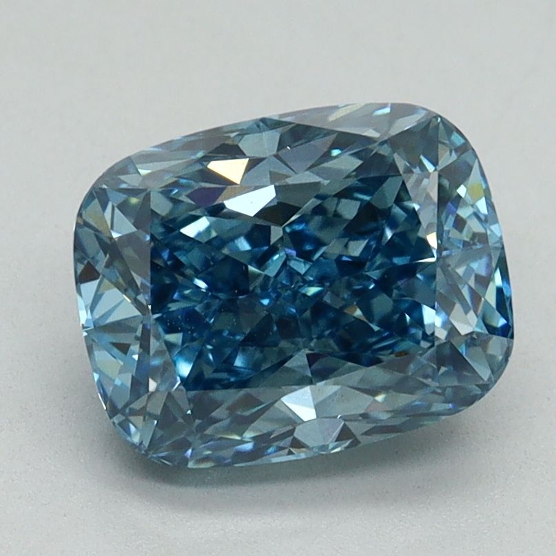 2.25 ct. Fancy Vivid Blue/VS1 Cushion Lab Grown Diamond prod_ebf43f0031e14140b839959f1138f732