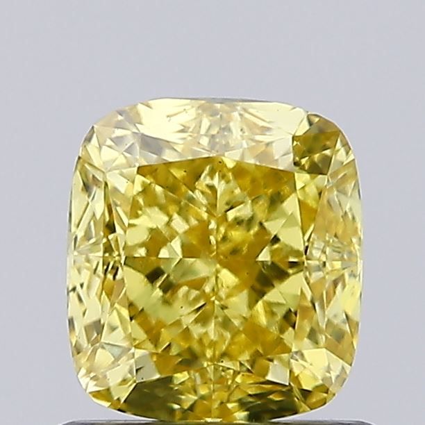 1.08 ct. Fancy Vivid Yellow/VS2 Cushion Lab Grown Diamond prod_c4f1fcbeac044b28ae7cf5571d15a76b