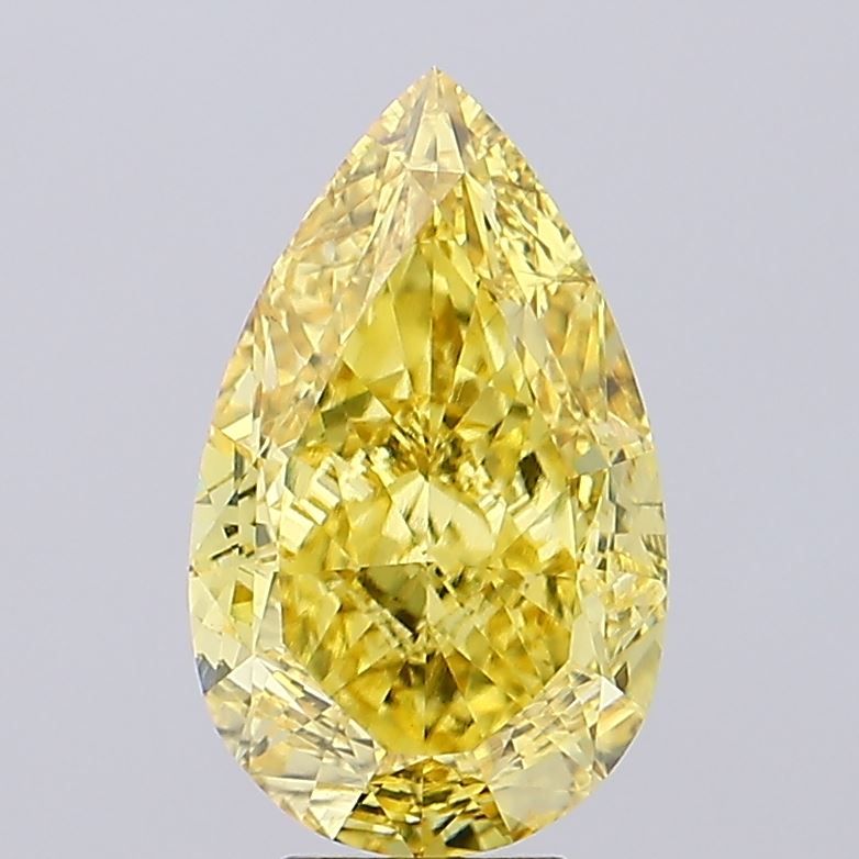 6.60 ct. Fancy Vivid Yellow/VS2 Pear Lab Grown Diamond prod_e4c16dbcffeb48c9a766b10c18a4c16b