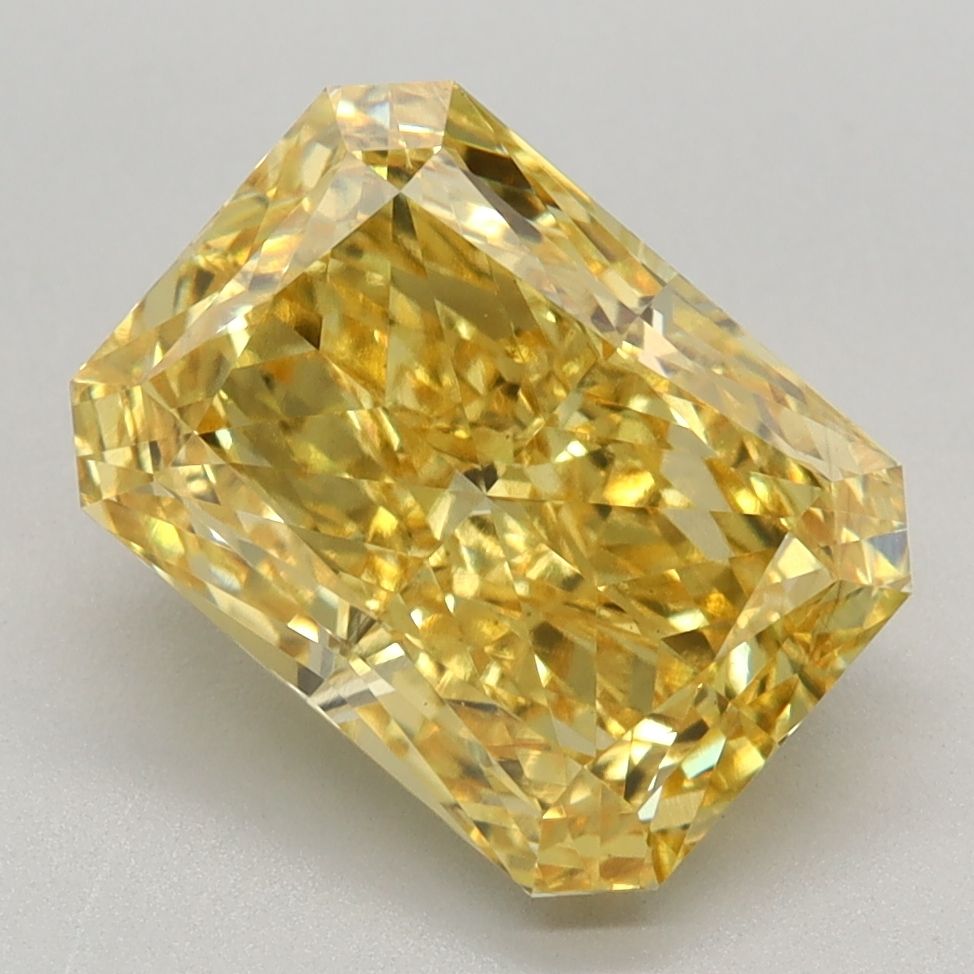 2.76 ct. Fancy Vivid Yellow/VS2 Radiant Lab Grown Diamond prod_d52dc2fc33074a069c8229e58739f2f5