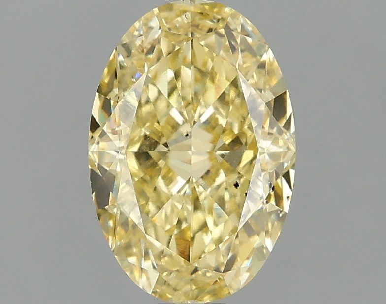 2.04 ct. Fancy Vivid Yellow/SI1 Oval Lab Grown Diamond prod_8b1525bcdbfe4243942bafe2a435a429