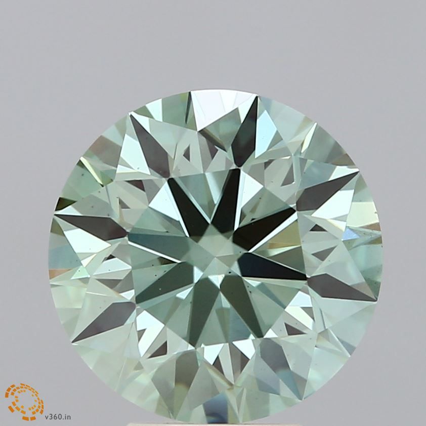 4.31 ct. Fancy Vivid Green/VS2 Round Lab Grown Diamond prod_9c96f05c8aa5493ea443fd610af5885f