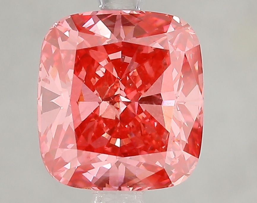 3.01 ct. Fancy Vivid Red/VS2 Cushion Lab Grown Diamond prod_e21b6972cf43423c9f98533a660ffaee