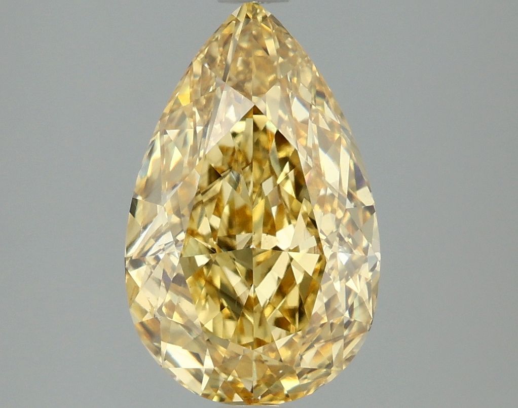 3.07 ct. Fancy Vivid Yellow/VS1 Pear Lab Grown Diamond prod_de28ecf917734790a1a25091b02a34a5