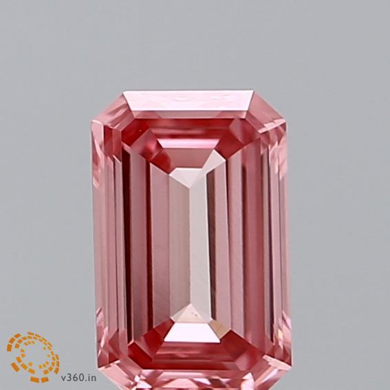 0.69 ct. Fancy Intense Pink/VS1 Emerald Lab Grown Diamond prod_f2806025b1354540bcc56a5d894f70a0